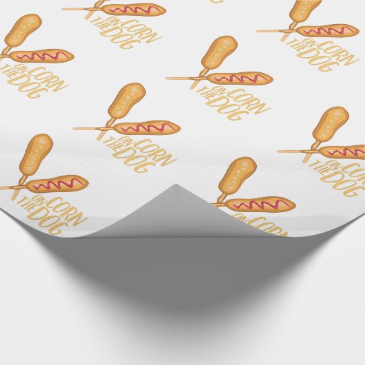 De Corn Dog Cadeaupapier (Hoek)