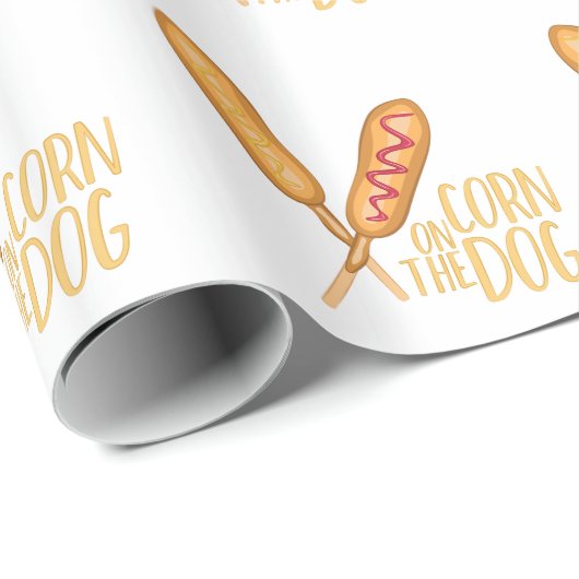 De Corn Dog Cadeaupapier (Rol Hoek)