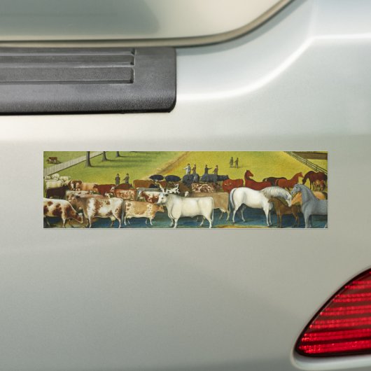 De Cornell Farm (Pennsylvania Landschap) Bumpersticker (Op auto)