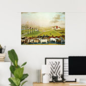 De Cornell Farm (Pennsylvania Landschap) Poster (Thuiskantoor)