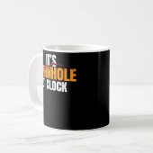 De Cornhole O Clock Cornhole Speler Koffiemok (Voorkant links)