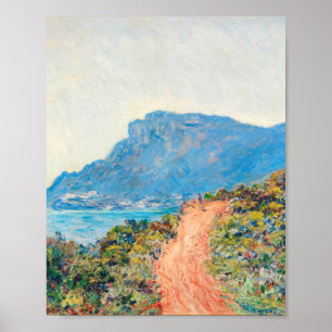 De Corniche bij Monaco door Claude Monet Poster