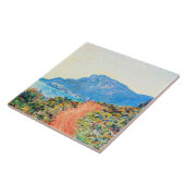 De Corniche bij Monaco door Claude Monet Tegeltje (Zijkant)