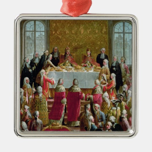De coronatie metalen ornament (Voorkant)