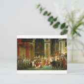De Coronatie Napoleon, Jacques-Louis David Briefkaart (Staand voorkant)