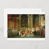 De Coronatie Napoleon, Jacques-Louis David Briefkaart (Voorkant / Achterkant)
