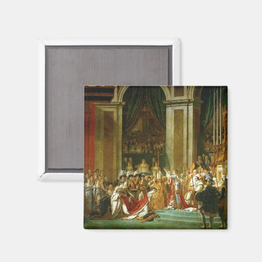 De Coronatie Napoleon, Jacques-Louis David Magneet (Voorkant / Achterkant)