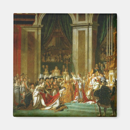 De Coronatie Napoleon, Jacques-Louis David Magneet (Voorkant)