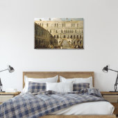 De coronatie van de Doge of Venice Canvas Afdruk (Insitu (Slaapkamer))