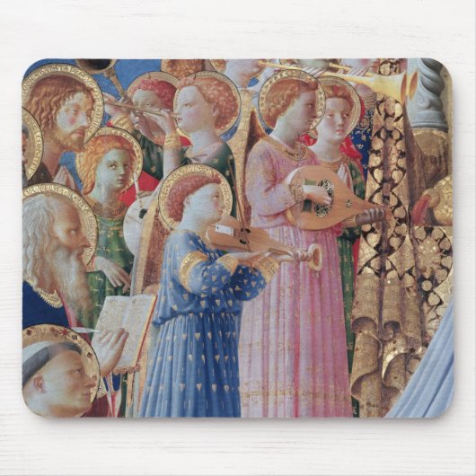 De coronatie van de maagd muismat (Voorkant)