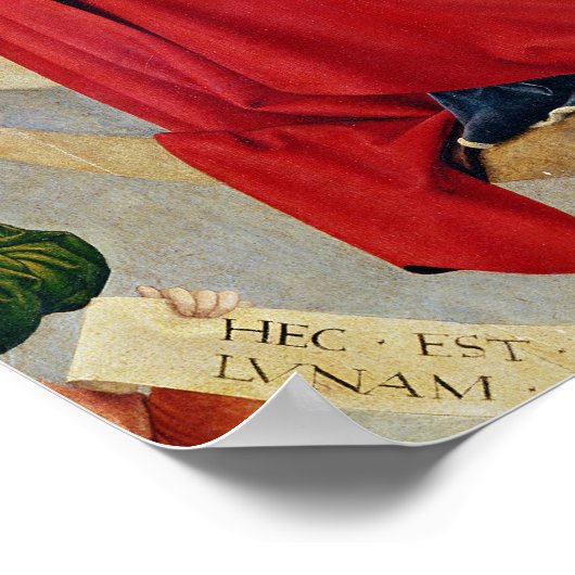 De coronatie van de maagd poster (Hoek)