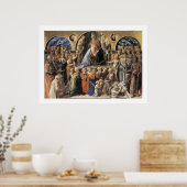 De coronatie van de maagd poster (Keuken)