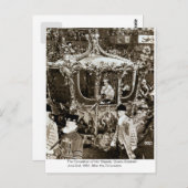 De coronatie van H.M. Queen Elizabeth Briefkaart (Voorkant / Achterkant)