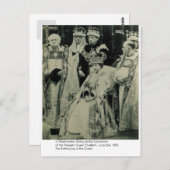 De coronatie van H.M. Queen Elizabeth Briefkaart (Voorkant / Achterkant)