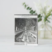 De Coronation Banquet in Westminster Hall Briefkaart (Staand voorkant)