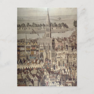 De Coronationerapport van koning Edward VI Briefkaart