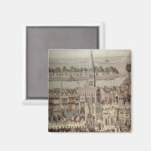 De Coronationerapport van koning Edward VI Magneet (Voorkant / Achterkant)