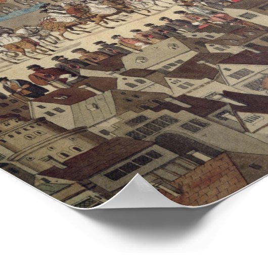 De Coronationerapport van koning Edward VI Poster (Hoek)