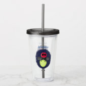De correcte bliksemschicht insect de firefly illus acryl drinkbeker (Voorkant)
