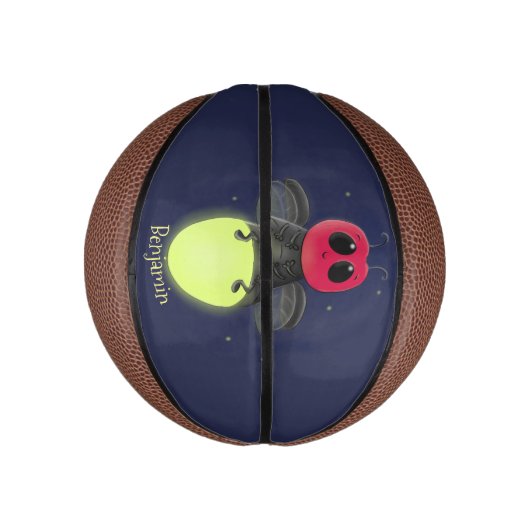 De correcte bliksemschicht insect de firefly illus basketbal (Verticaal)