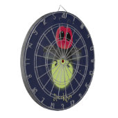De correcte bliksemschicht insect de firefly illus dartbord (Voorkant Links)