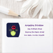 De correcte bliksemschicht insect de firefly illus etiket (Insitu)