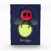 De correcte bliksemschicht insect de firefly illus fotoblokken (Voorkant)