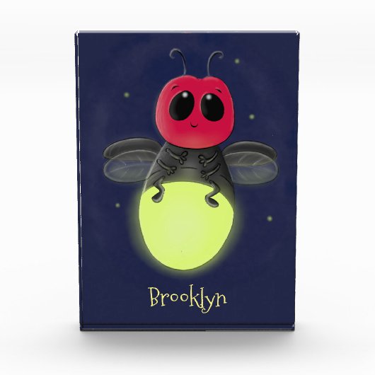 De correcte bliksemschicht insect de firefly illus fotoblokken (Voorkant)