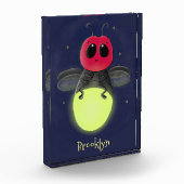 De correcte bliksemschicht insect de firefly illus fotoblokken (Links)