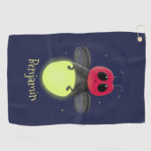 De correcte bliksemschicht insect de firefly illus golfhanddoek (Horizontaal)