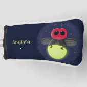 De correcte bliksemschicht insect de firefly illus golfheadcover (Voorkant)