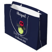 De correcte bliksemschicht insect de firefly illus groot cadeauzakje (Achterkant Gekanteld)