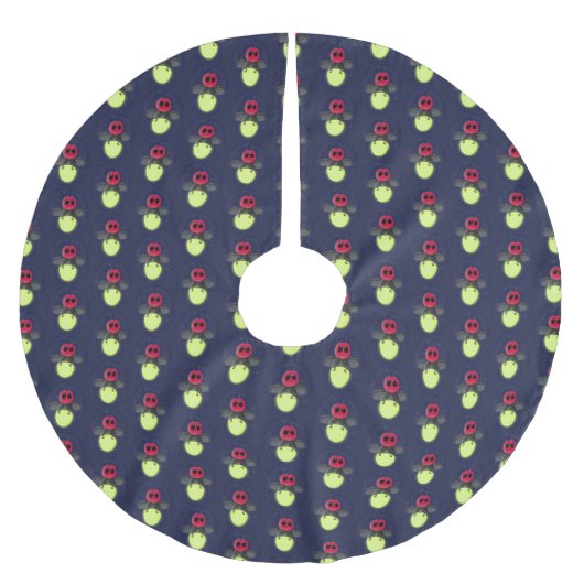 De correcte bliksemschicht insect de firefly illus kerstboom rok (Voorkant)