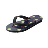 De correcte bliksemschicht insect de firefly illus kinder teenslippers (Schuin)