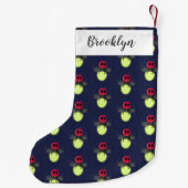 De correcte bliksemschicht insect de firefly illus kleine kerstsok (Achterkant)