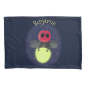 De correcte bliksemschicht insect de firefly illus kussensloop (Voorkant)