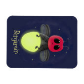 De correcte bliksemschicht insect de firefly illus magneet (Horizontaal)