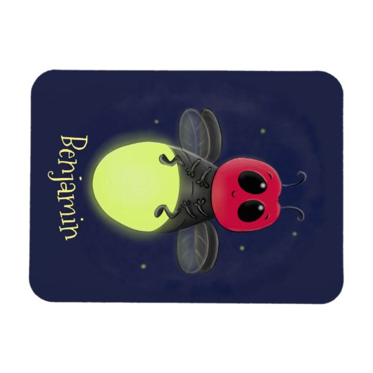 De correcte bliksemschicht insect de firefly illus magneet (Horizontaal)