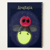 De correcte bliksemschicht insect de firefly illus planner (Achterkant)