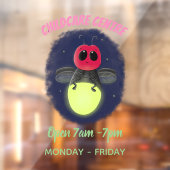 De correcte bliksemschicht insect de firefly illus raamsticker (Vel 2)