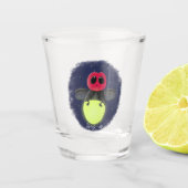 De correcte bliksemschicht insect de firefly illus shot glas (Voorkant)