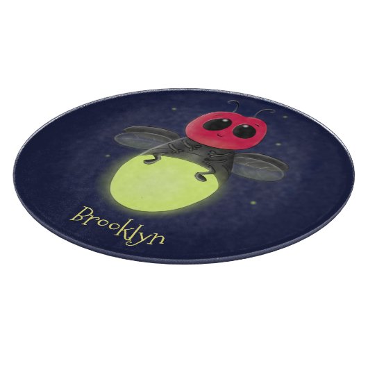 De correcte bliksemschicht insect de firefly illus snijplank (Hoek)