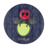 De correcte bliksemschicht insect de firefly illus snijplank (Voorkant)