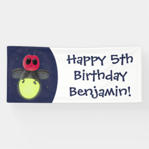 De correcte bliksemschicht insect de firefly illus spandoek