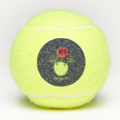 De correcte bliksemschicht insect de firefly illus tennisballen (Voorkant)