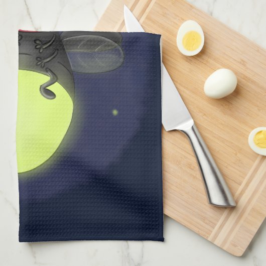 De correcte bliksemschicht insect de firefly illus theedoek (Quarter Fold)