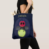 De correcte bliksemschicht insect de firefly illus tote bag (Dichtbij)