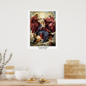 De corruptie van Mary door Diego Velazquez Poster (Keuken)