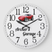 De Corvette Garage van Archer Grote Klok (Voorkant)