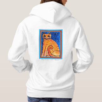 De Cosmic Cod Logo met The Cosmic Cat! Hoodie